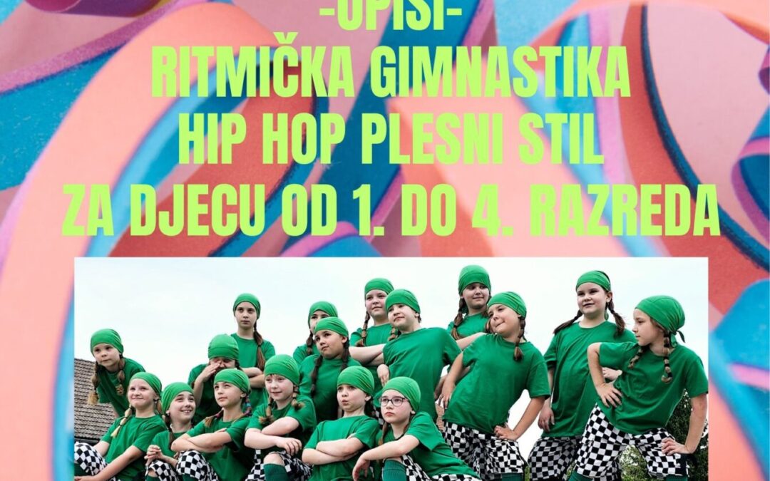 Ritmička gimnastika – UPISI!