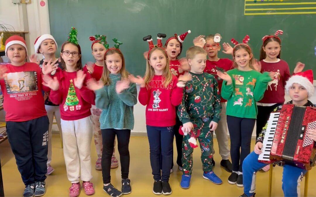 Učenici produženog boravka sudjelovali u eTwinning projektu Christmas Greetings