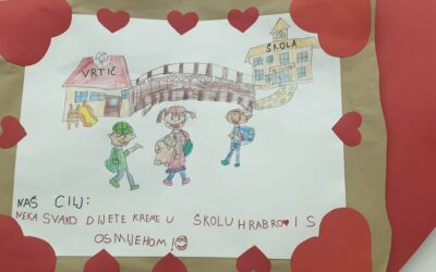 Vrtićanci iz „Čarobnog ogledalca“ posjetili prvašiće