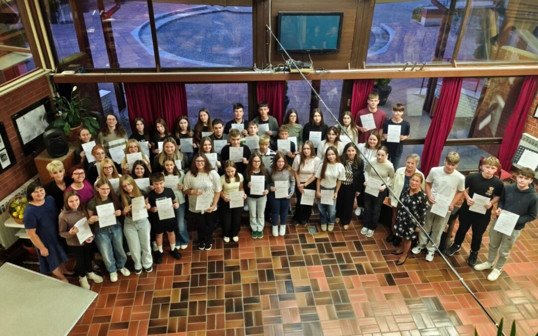 Uspjeh koji spaja tri škole: Svečano dodijeljene Njemačke jezične diplome (DSD I) i A2 certifikati